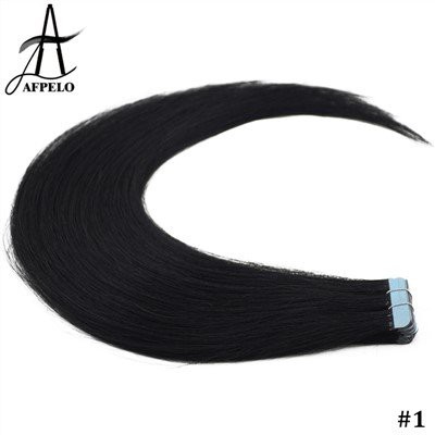 Extensii de păr cu bandă neagră