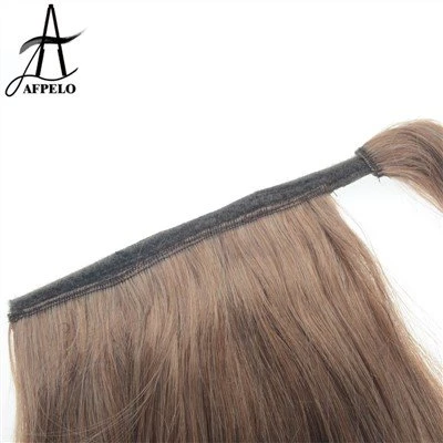 Curly Human Hair Ponytail Extensii