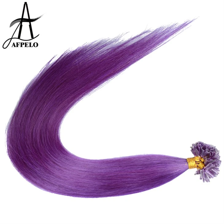 Extensii de păr uman Keratin U Tip