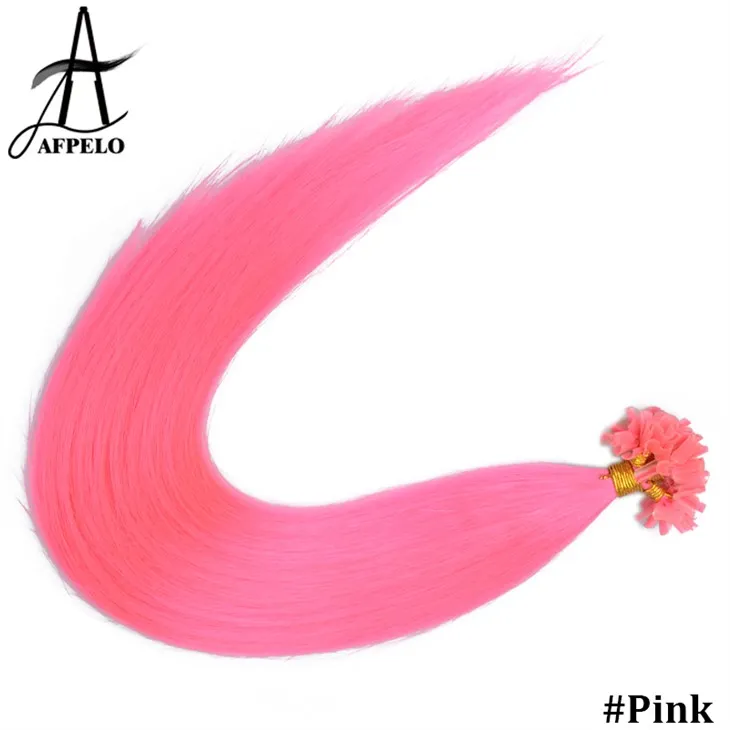 U Tip Extensii de păr colorate